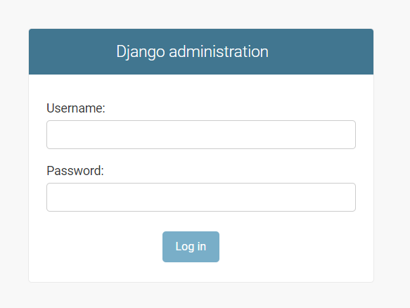 django admin login page | صفحه ی ورود ادمین جنگو